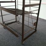 Newspaper Shelf Display Rack L*W*H 458*397*1415 Size ISO9001 2000 Certification