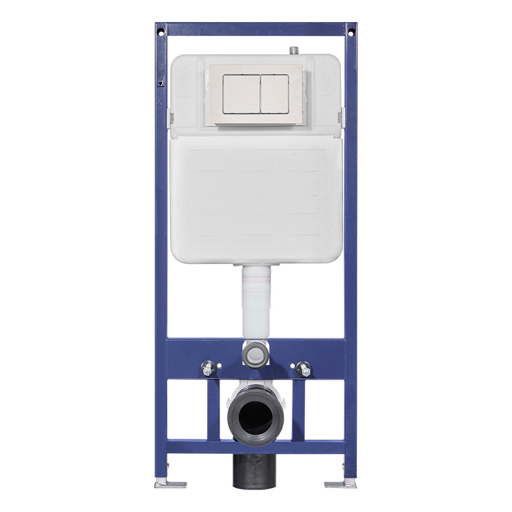 Water Efficient Low Level Concealed Cistern with Diaphragm Flush Valve and Dual Flush
