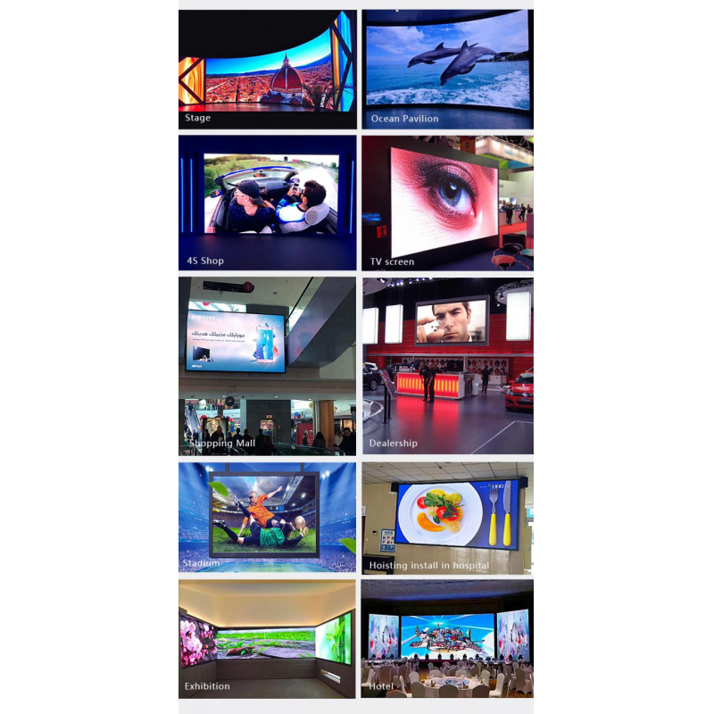 REISS Ultra Thin Small Pixel Pitch 16:9 Low Cost Front Service LED Video Wall for 2K/4K/8K LED TV