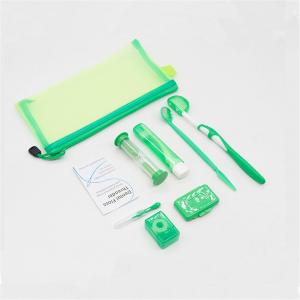 China Colorful Orthodontic Home Care Kit , Portable Dental Braces Cleaning Kit on sale