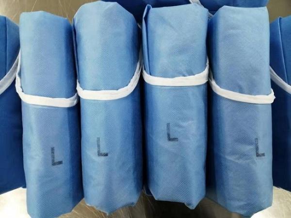 Quality BVB Sterile Surgical Gowns , Disposable Protective Gowns High Barrier Performance for sale