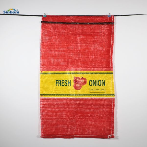 UV Protected 50*80cm PP PE Plastic Knitted Leno Raschel Packing Mesh Net Bags 70gsm-200gsm