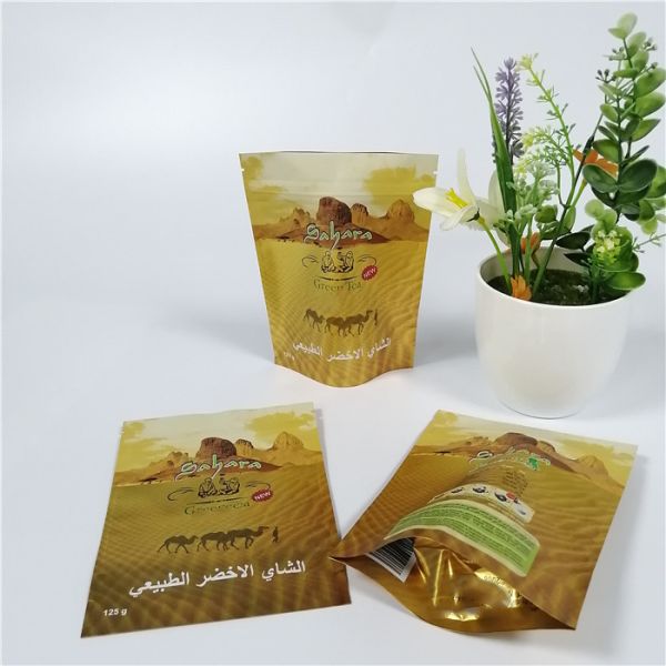 Stand Up Herbal Incense Packaging Aluminum Foil Bags Matt Black Customized Size