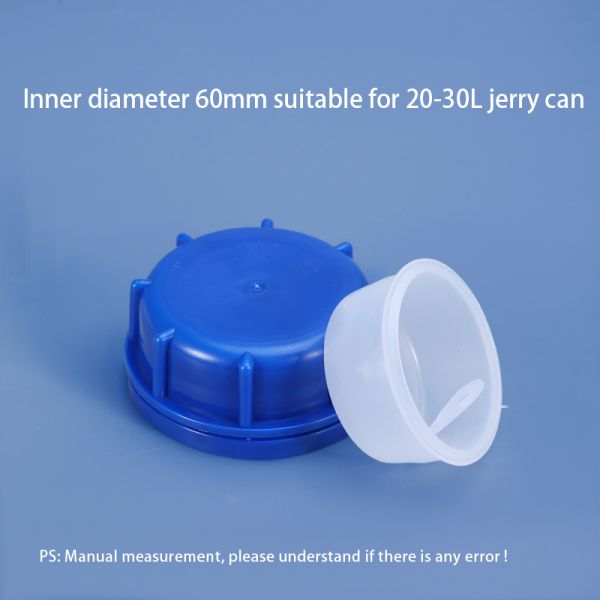 53mm Plastic Cap Blue Screw Cover Lid For 10L Jerry Can With Childproof Tamper Cap