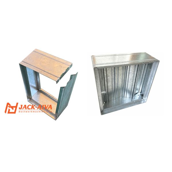 Fire Damper Frame Making Machine #Curtain Fire Damper Fabrication Machine # Curtain Fire Damper Frame Auto Production Line