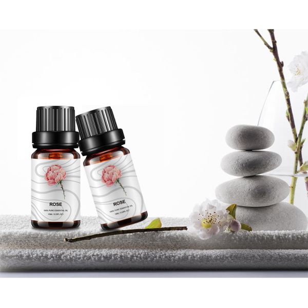 Skin OEM Essential Oil Cosmetic Aromatic 100% Pure Rose Essential Oil