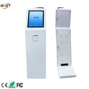 Buy cheap LCD Touch Screen Queue Management System Ticket Dispenser Machine With Multiple Languages Thermal Printing product