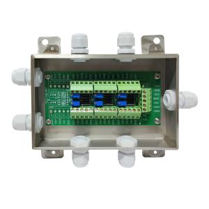 Buy cheap 6 Way Stainless Steel Load Cells Summing Junction Box Enclosure Weighing Sensor for Platform Scale product