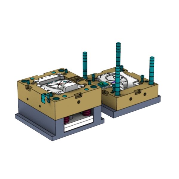 OEM / ODM Transparent Shell Injection Mold 1x1 Cold Runner plastic molding No.19014-D