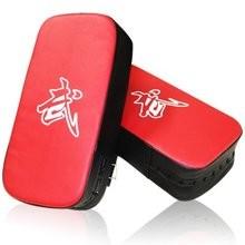 High Quality Artificial Leather Curved Taekwondo Focus Mittkick boxing target, karate target paddle kicking pad For Whol