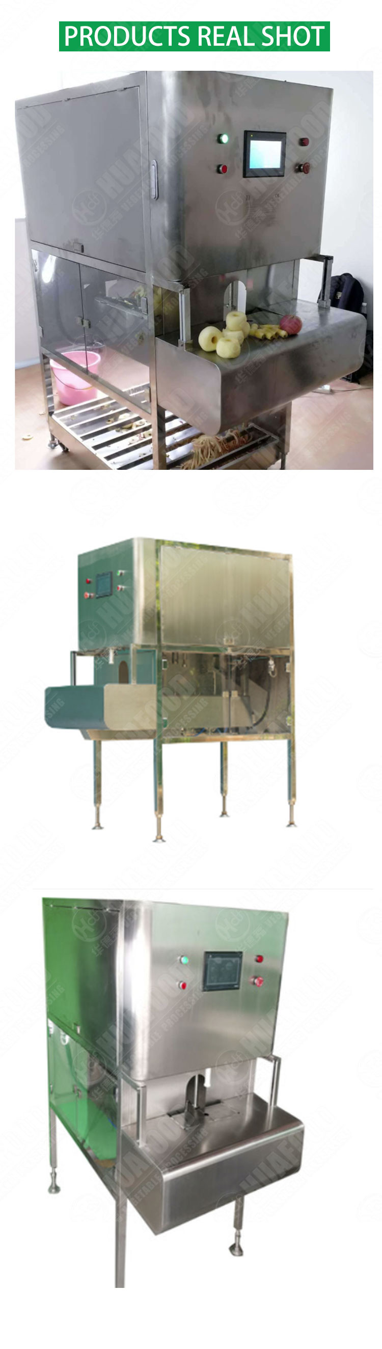 Pineapple Apple Peeling Automatic Food Processing Machines