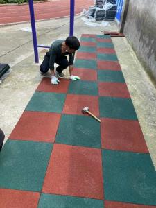Environmental Friendly Gym Workout Accessories Shock Absorbing Gym Mats