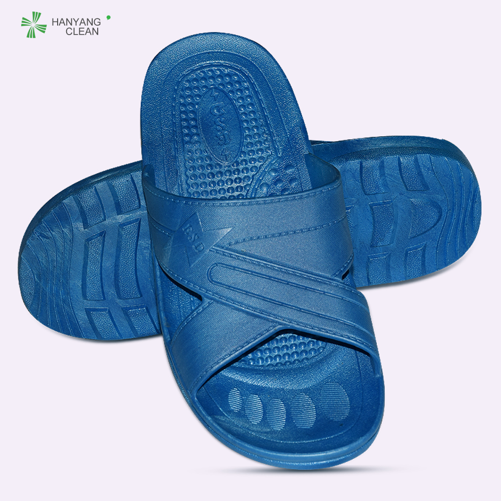 Cleanroom Non Static Slippers With High Molecular Synthetic SPU Upper