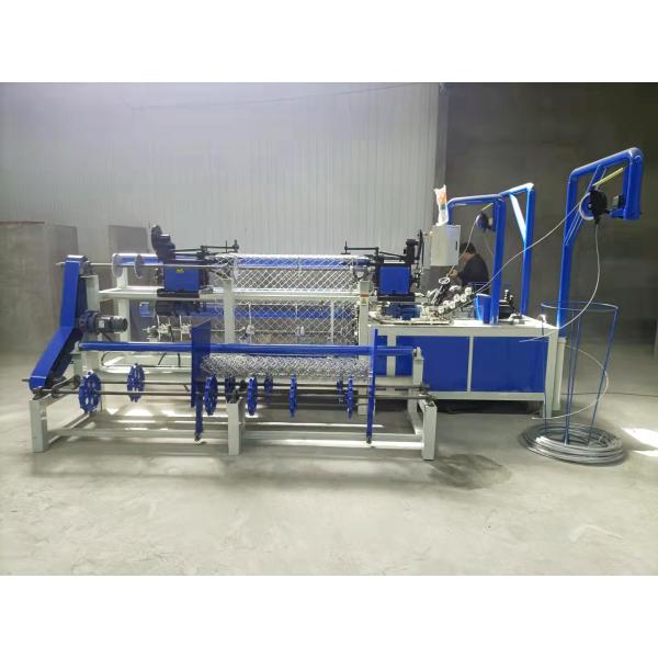 Quality Barbed Wire Making Machine Fully Automatic Weaving Wire Mesh Chain Link Fence Making Machine On Sale for sale