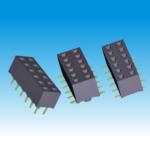 H 4.5 Dual Row Female Header Connector , Smt Header Connector U Type Contact