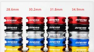 China Titanium Light Bicycle Seat Post Clamp Bicycle Parts 19g 28.6/30.2/31.8mm/34.9mm Seatpost Clamping For MTB Road Bike on sale