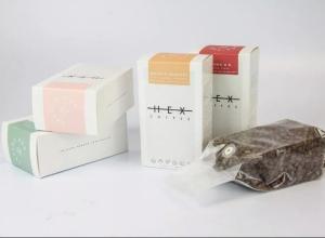 China Recycling Custom Printed Food Packaging Coffee Gift Box Bio Degradable on sale