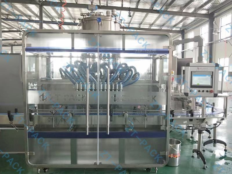 PLC 50ml Sauce Filling Machine 500ml Chocolate Paste Filling Machine
