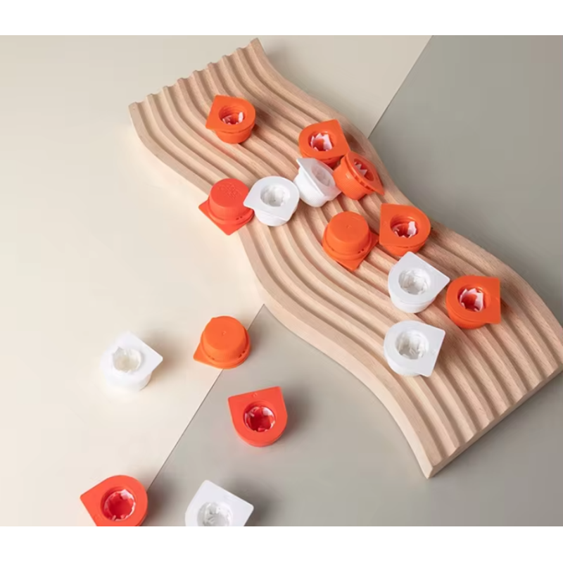 Juice Beverage Food Grade Plastic Stream Cap Aseptic Brick Carton Screw Cap