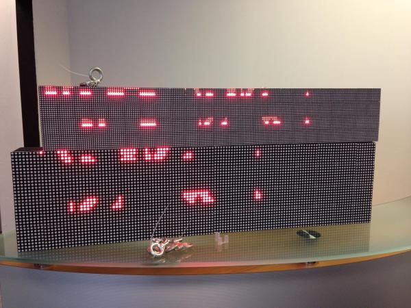 Quality Indoor High Brightness LED Dot Matrix Led Message Scrolling LED Sign Board for sale