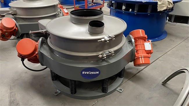 Corn Flour Circular Vibrating Screen Double Vibrating Motor Straight Row Sieve Machine