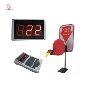 China wireless 433.92 LED customer queue number display board simple queue system on sale