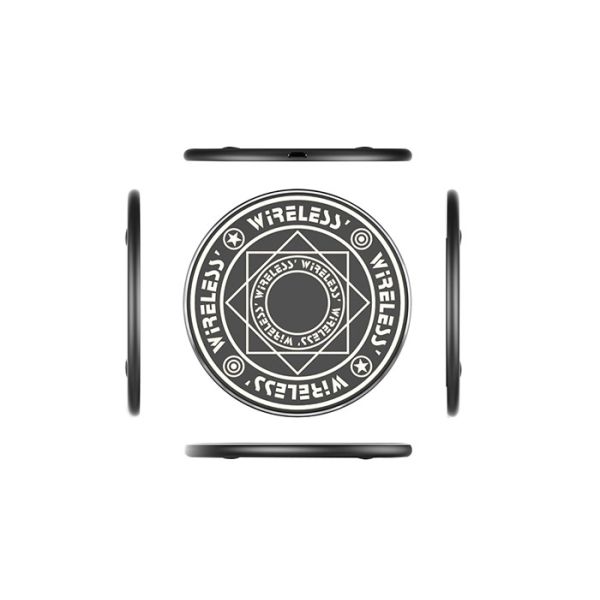 10W Magic LED Glowing QI Standard Wireless Charging Pad