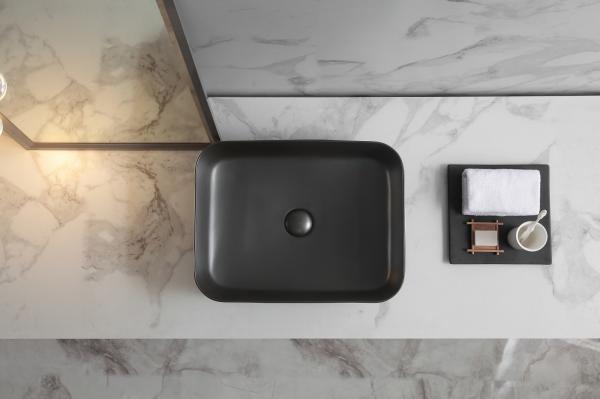 Quality Rectangular Sanitary Ware Basin Countertop Ceramic Washing Basin for sale