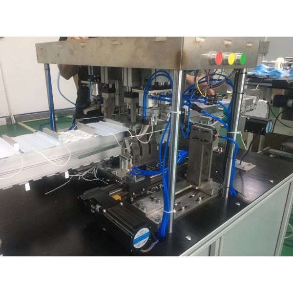 Computer PLC Control 50HZ 3500W Mask Earloop Welding Machine