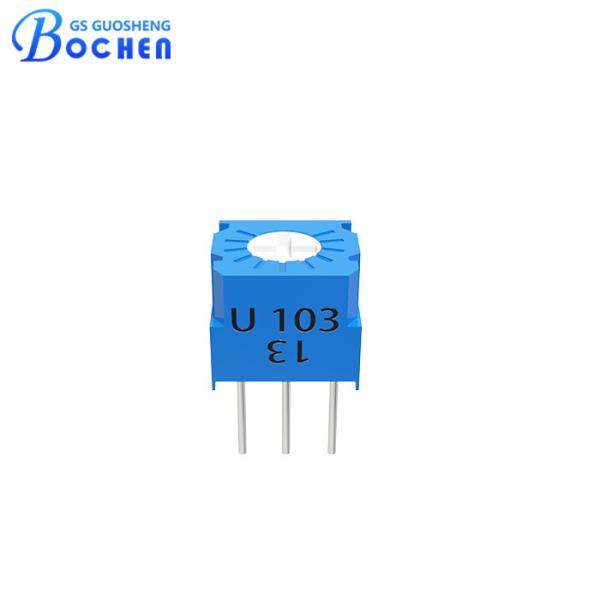 Quality 3323U 0.5W 1K 5K 10K 100K 500K Ohms Variable Resistor Single Turn Cermet Trimmer Potentiometer for sale