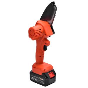 China 1.3AH Battery Powered Hand Chainsaw OEM 5m/s Cordless Hand Saw For Trees on sale