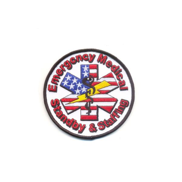 Quality School Twill Clothing Embroidery Patches Iron On Sew On Custom Logo Shape for sale