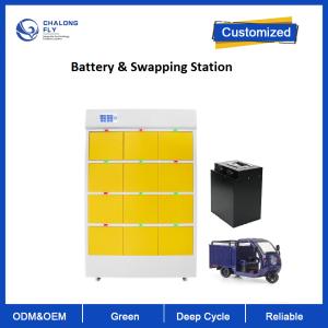 Buy cheap CLF Public Charging Cabinet Solar Battery Swapping Station Module Ev Scooter Motorcycle Ebike product