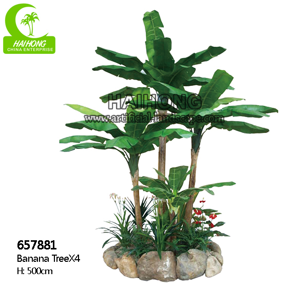 Aesthetic Lifelike 500cm Large Artificial Landscape Trees For Decoration