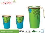 Food Safe Shatter Proof Eco Plastic Juice Jug Pitcher With Decal Unbreakable