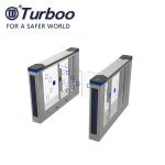 Automatic Pedestrian Swing Gate , Access Control Biometric Security System 40w