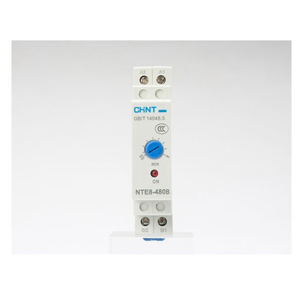 24V 230V DIN Industrial Electrical Controls Rail Mount Timing Relay Delay 0.1s~480s 1NO Ith5A