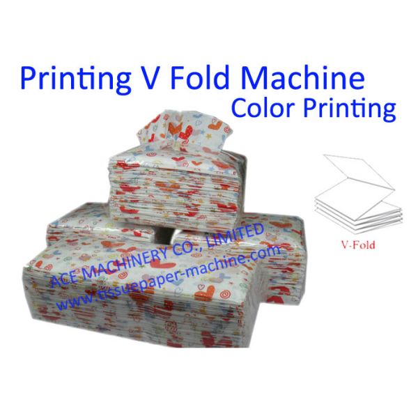 2 Colors Printing Interfold Tissue Paper Machine