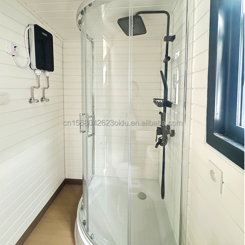 Chinese Design Style EU 20ft Wooden Houses Garden Prefabricated Houses Modern luxury prefab house Steel Structure