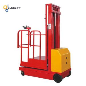 Buy cheap Electric Order Picker Walkie Picker With Pneumatic Tires product