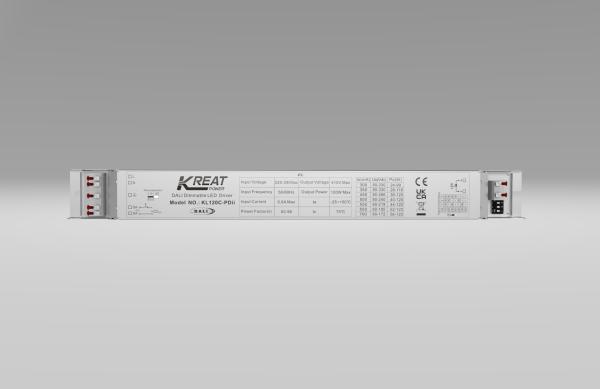 Quality 120W DALI Dimmable LED Driver IP20 Protection With Linear Metal Shell for sale