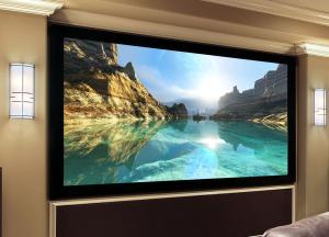 Buy cheap Custom made Fixed Frame Screen / Curved Projection Screen Wall Mount product