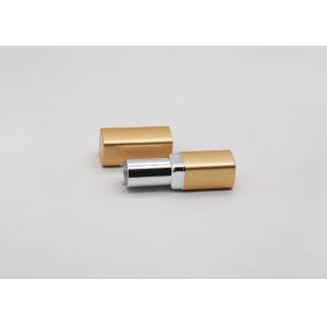 Matte Gold Empty Lip Scrub Containers , Custom Lip Balm Tubes