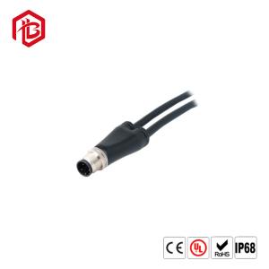 Buy cheap M12 A Code Female Flange Type Connector 5 Pin Front Side Fastening Wires Connector product