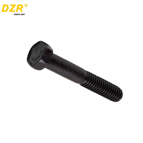 Black High Tensile Galvanized Hex Bolts Stainless Steel Hex Head Bolts No.6V9667 For Excavator