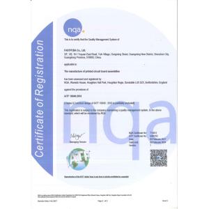 FASTPCBA Co., Ltd. Certifications
