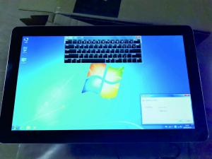 Buy cheap 200cd/m2 Multi Touch Digital Signage Capacitive Touch Screen Tablet 11.6'' With Windows OS product