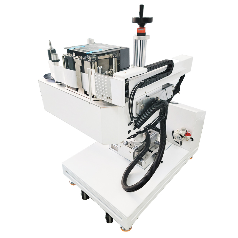 Semi-automatic Label Applicator with Built-in Thermal Printer and QR Code Printing