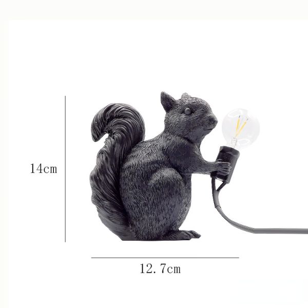 Nordic Designer Cute Animal Night Lights Creative Squirrel Table Lamp(WH-MTB-274)