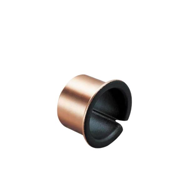 Metal Polymer Split Plain Bearing With Sintered Bronze Layer Filled With